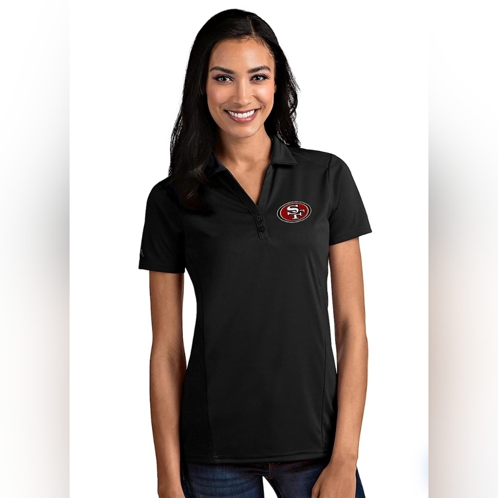 Antigua Women's San Francisco 49ers Tribute Polo Shirt NWT XXL